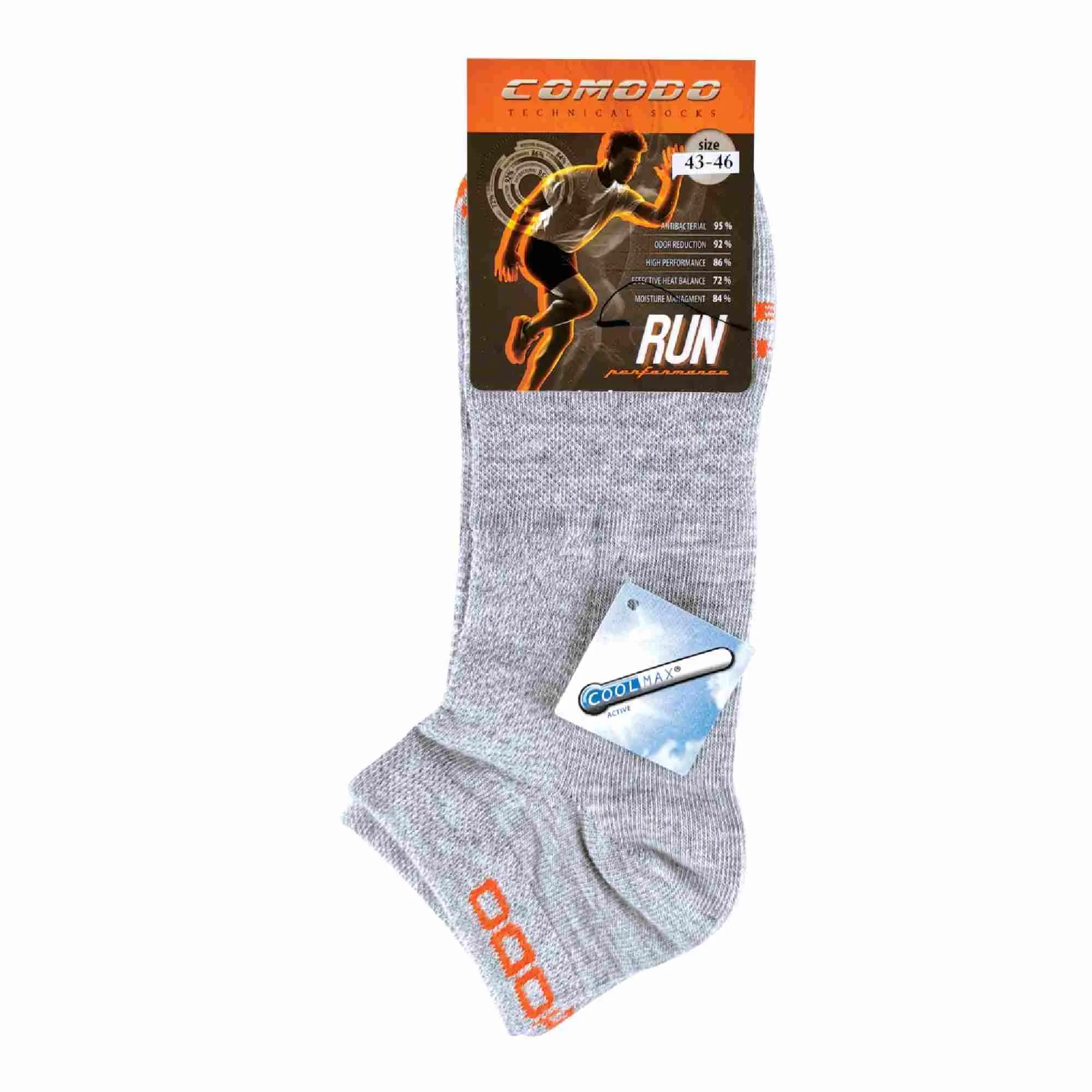 1 Pack Ultra Coolmax Ankle Length Running Socks
