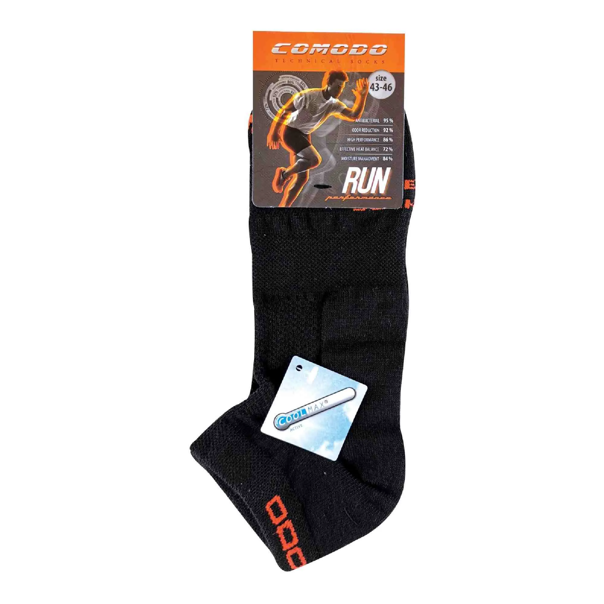 1 Pack Ultra Coolmax Ankle Length Running Socks