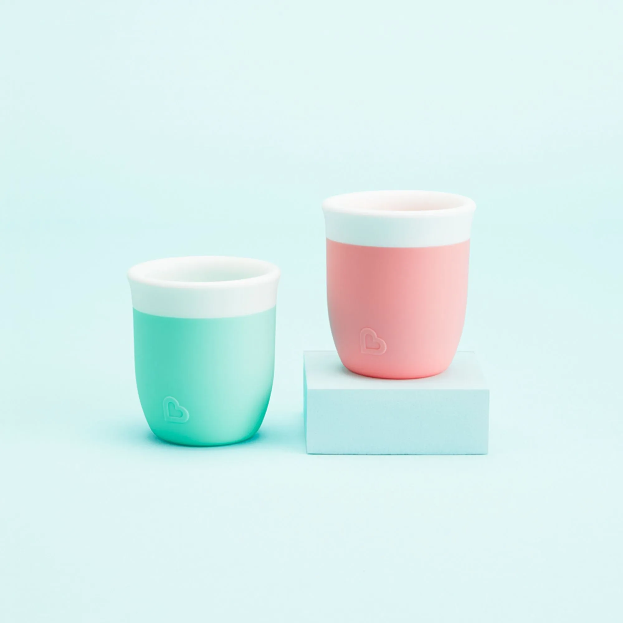 [2-Pack] Munchkin C’est Silicone! ™ Open Training Cup