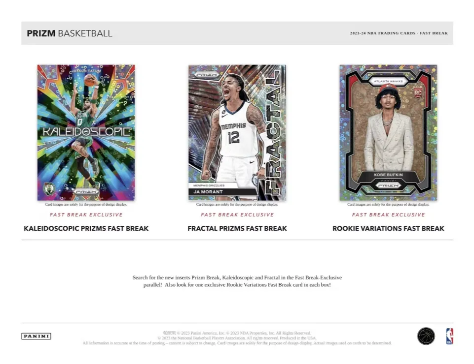 2023-24 Panini Prizm Basketball Fast Break