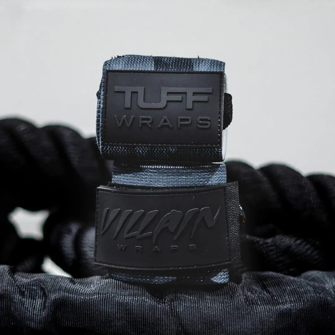 24" Villain Wrist Wraps - Black Camo V2