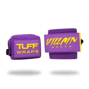 24" Villain Wrist Wraps - Purple & Yellow