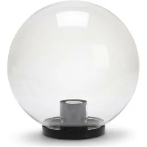 250MM Clear Sphere W/Base& E27 L/H ZXI