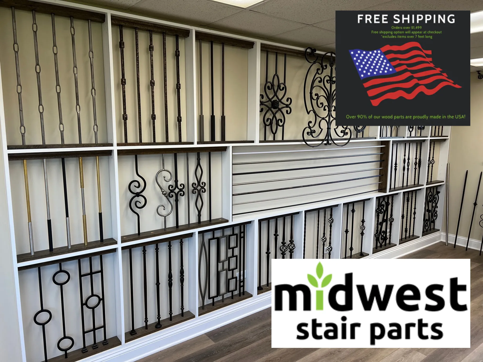 2555 Series PLA Plain Versatile Iron Baluster