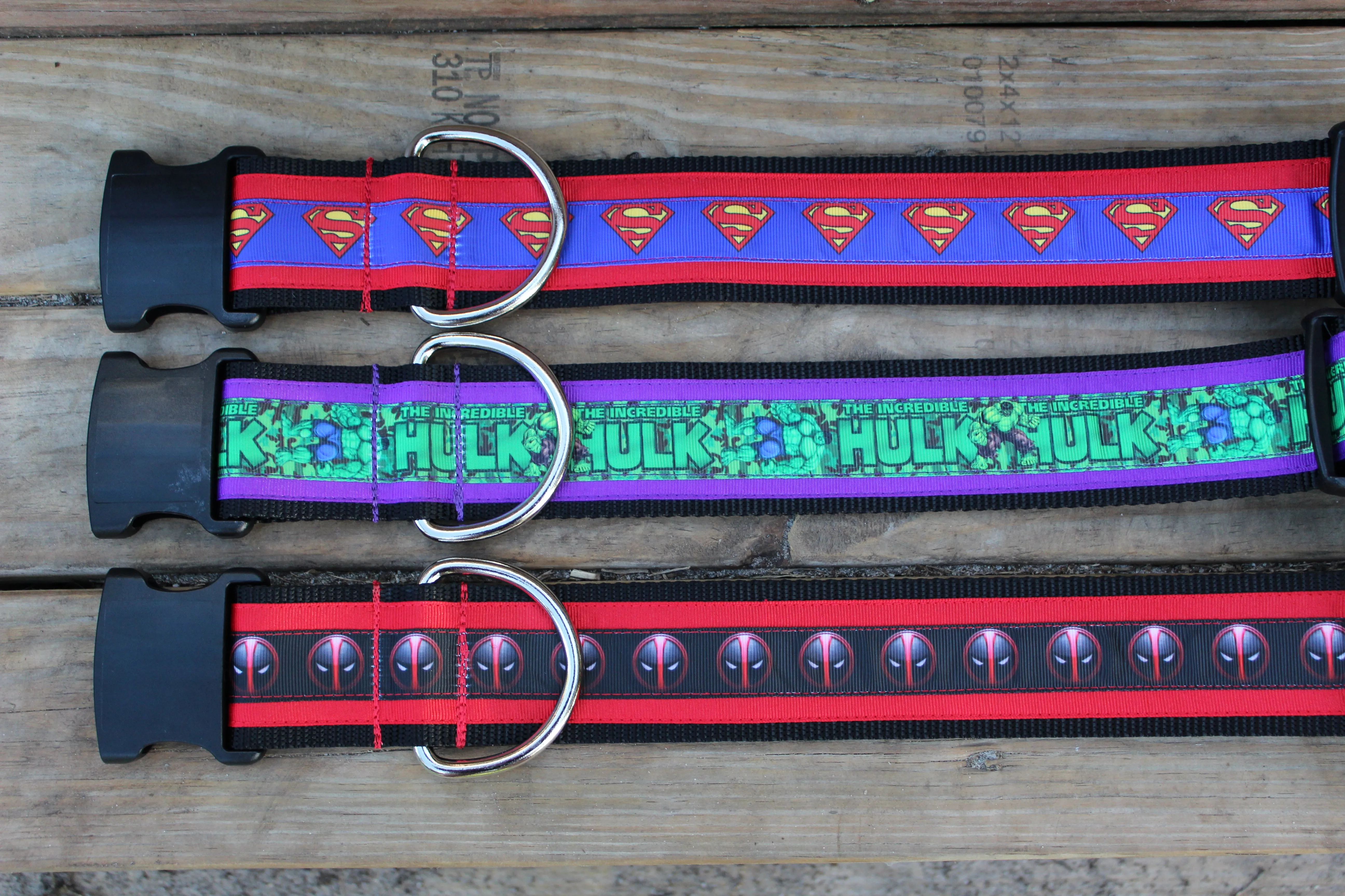 2" wide Superhero Collection