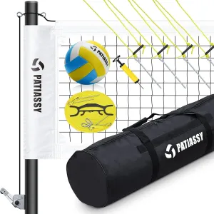 32ft Portable Professional Outdoor Volleyball Net Set with