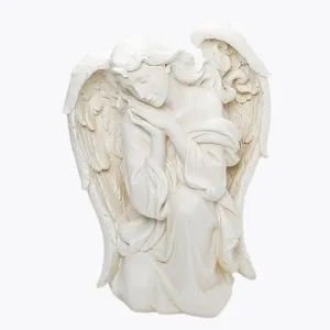 39" Scale White Kneeling Angel for Nativity 39520 22.5" H