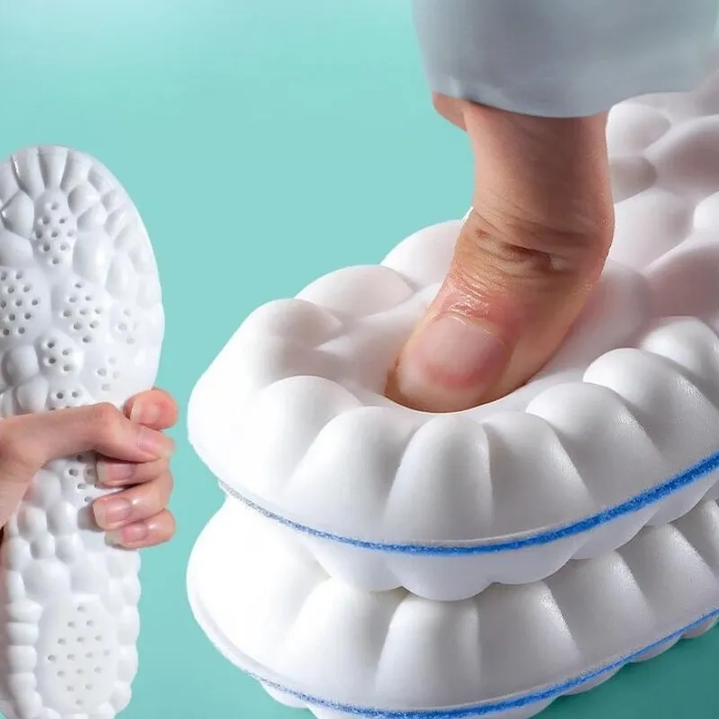 4D Cloud Technology Sports Insoles Breathable & Shock Absorbing