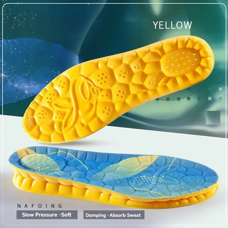 4D Cloud Technology Sports Insoles Breathable & Shock Absorbing