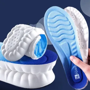 4D Cloud Technology Sports Insoles Breathable & Shock Absorbing