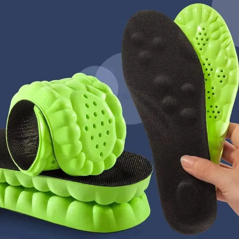 4D Cloud Technology Sports Insoles Breathable & Shock Absorbing