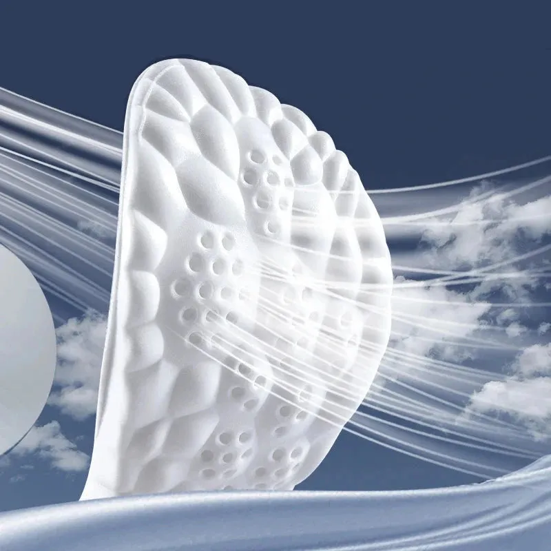 4D Cloud Technology Sports Insoles Breathable & Shock Absorbing