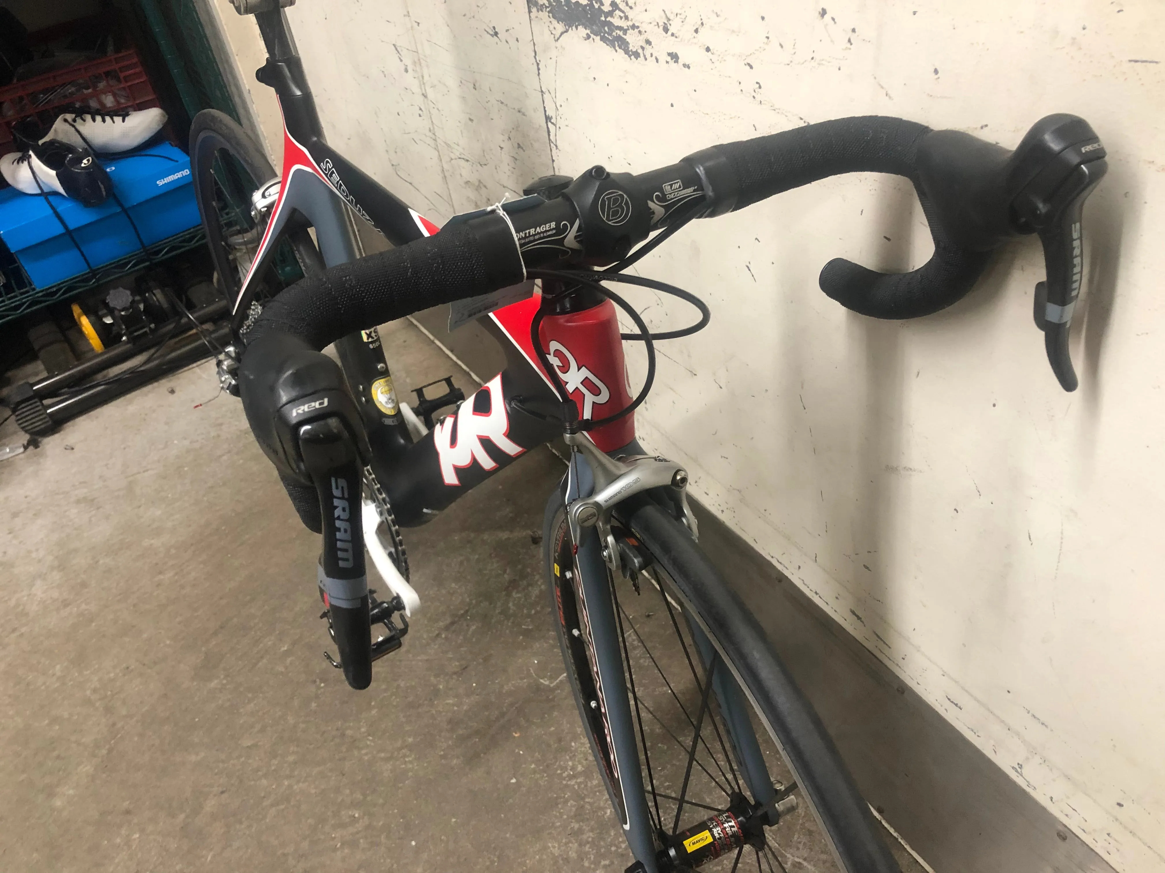 50cm / Black - Red / Quintana Roo Seduza / Road bike