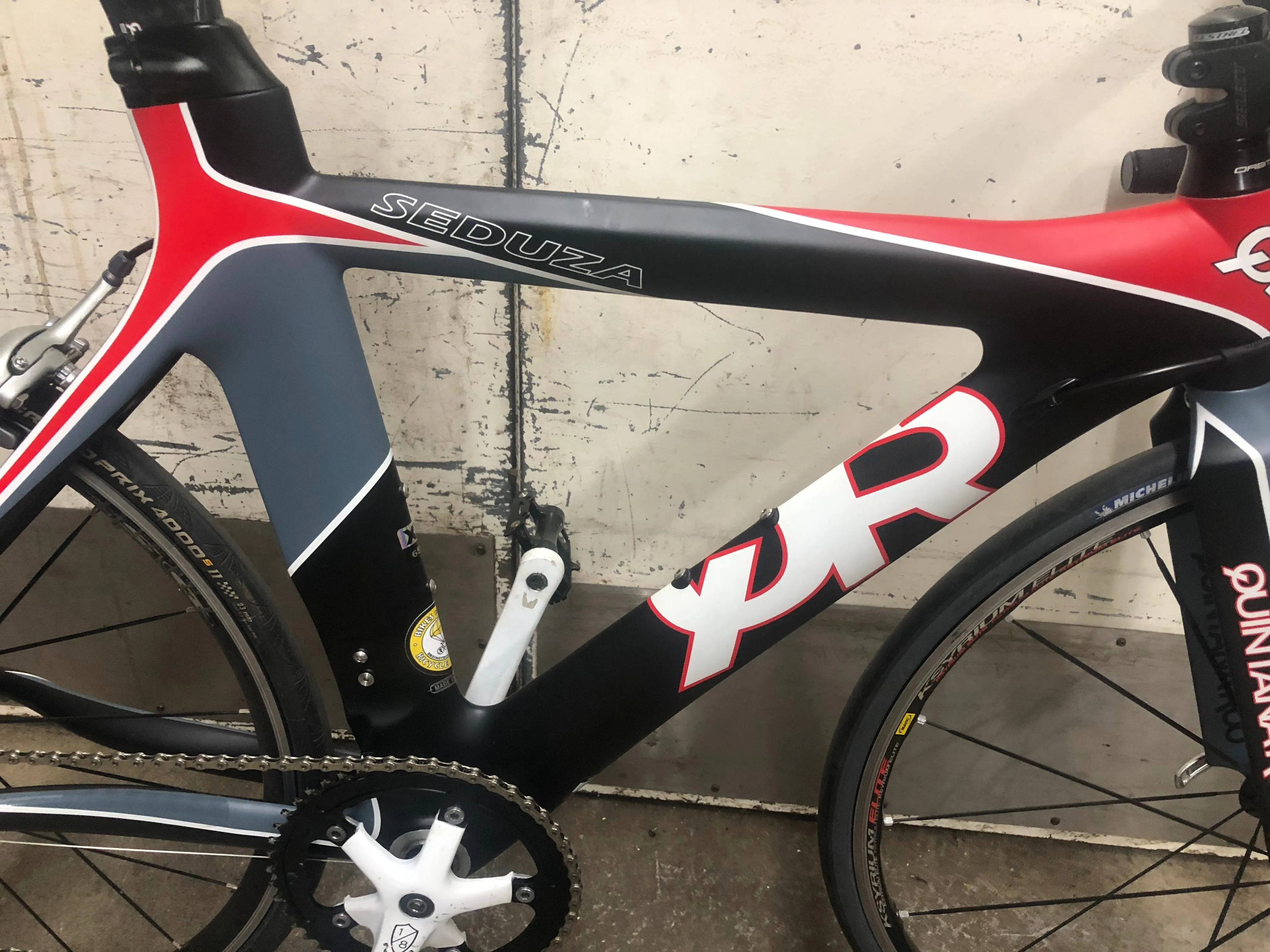 50cm / Black - Red / Quintana Roo Seduza / Road bike