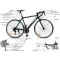 700C 21 Speed Quick Release Aluminum Road Bike