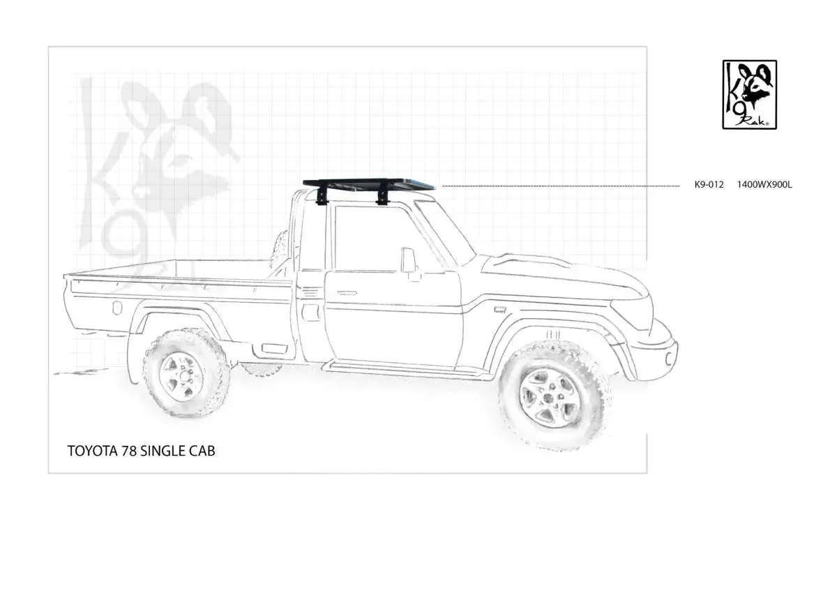 78 Series K9 Roof Racks Expedition Quality