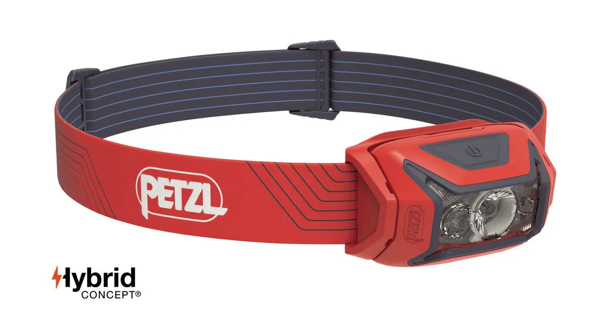 Actik Powerful, Easy-To-Use Headlamp With Red Lighting - 450 lumens
