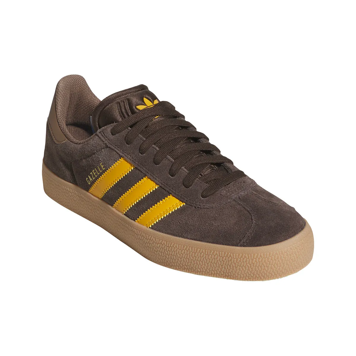 Adidas - Gazelle Adv Shoes Brown/Yellow/Gum
