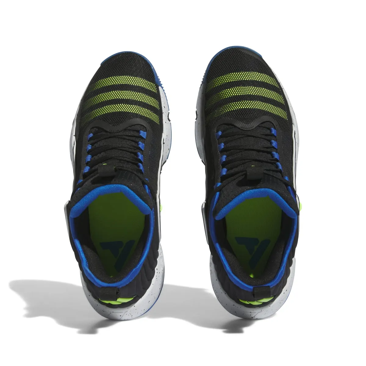 ADIDAS IE0078 TRAE UNLIMITED MN'S (Medium) Black/Lemon/Blue Textile Basketball Shoes