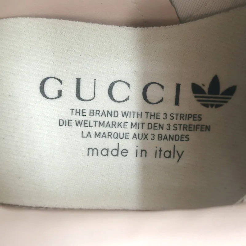 Adidas x Gucci Gazelle GG Monogram Low Top Sneakers Brown Size 7 HQ8850 NEW