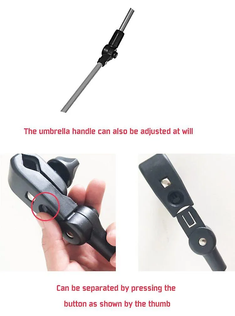 Adjustable Umbrella For Beach Chair Fishing With Universal Clamp