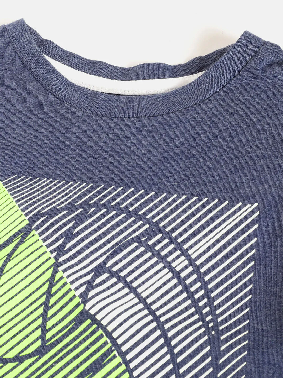 Alcis Boys Blue & White Baseball Print Sleeveless T-shirt