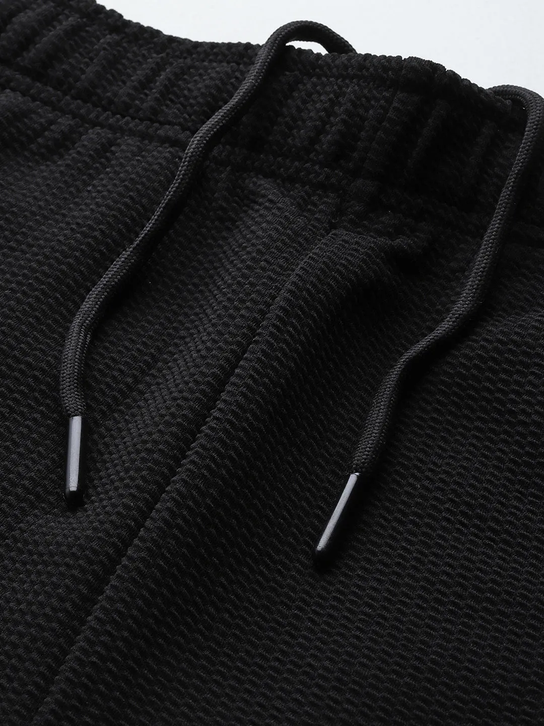 Alcis Men Black Solid Running Shorts