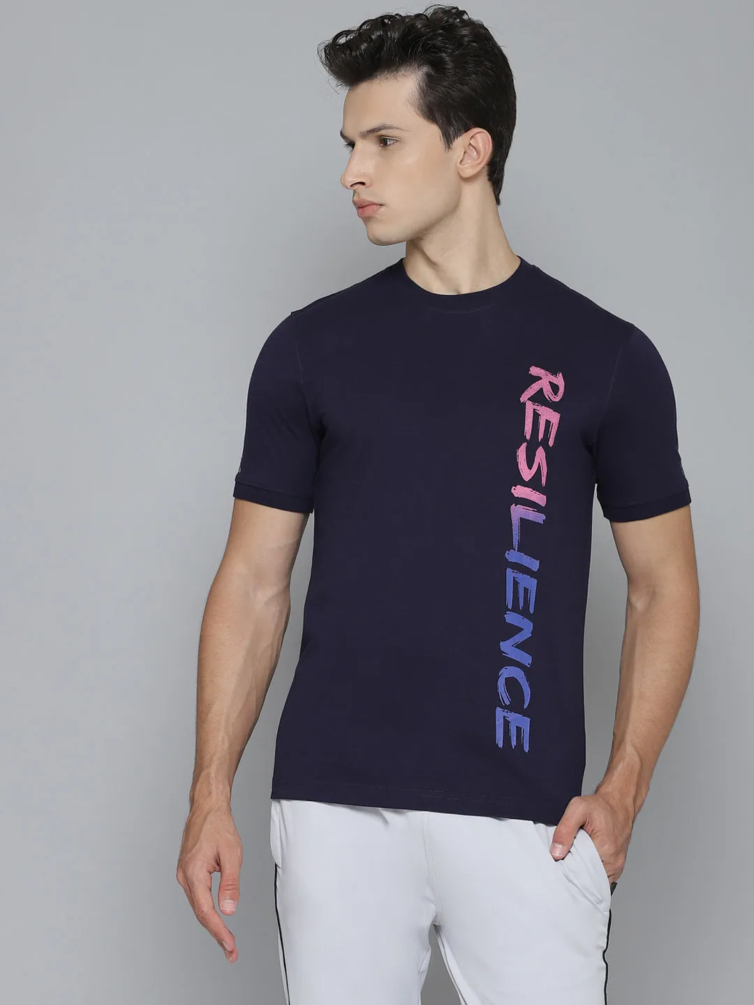 Alcis Men's Printed Blue Tshirts