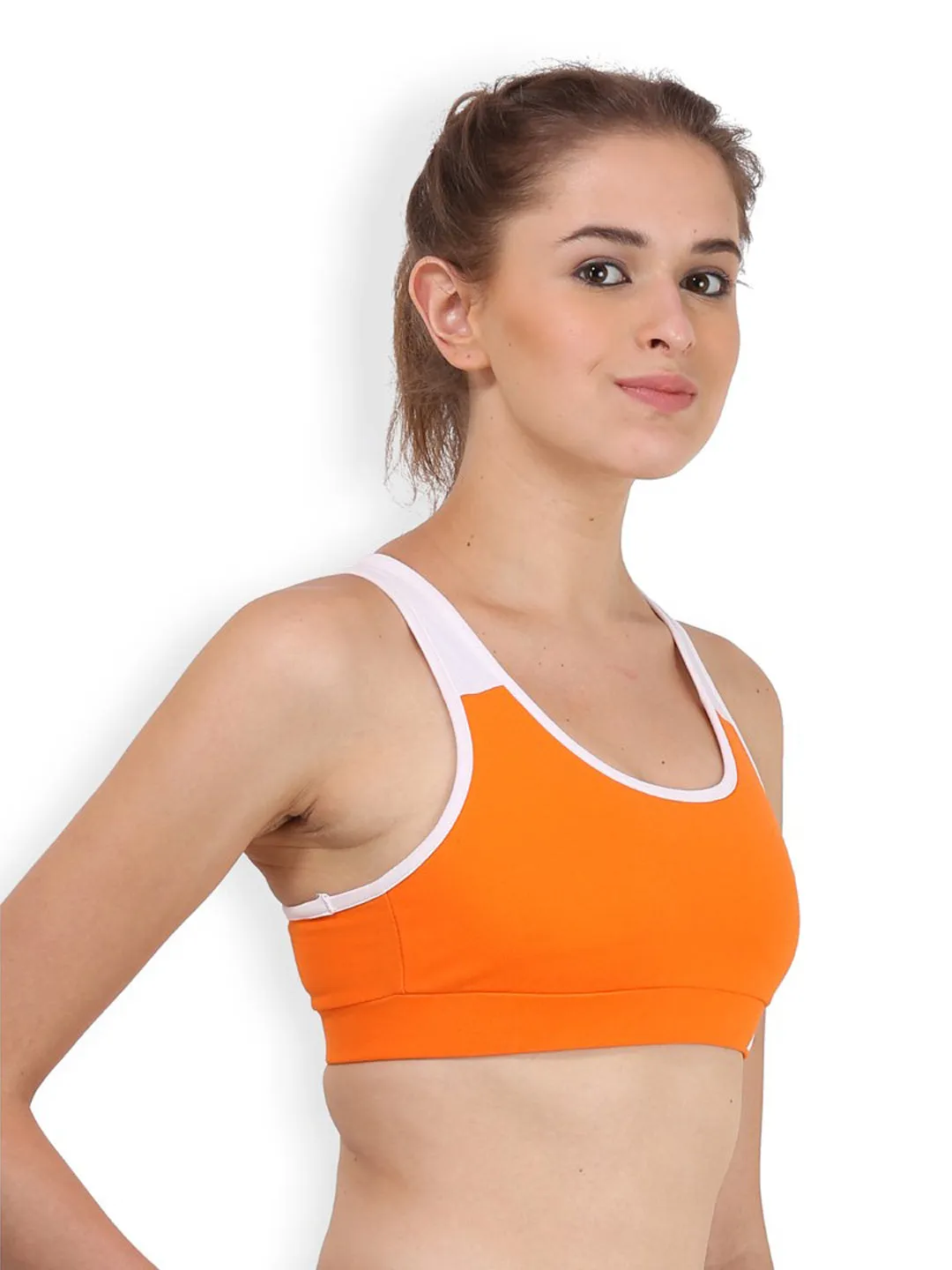 Alcis Orange Sports Bra ALWTP141423 ALWTP141423