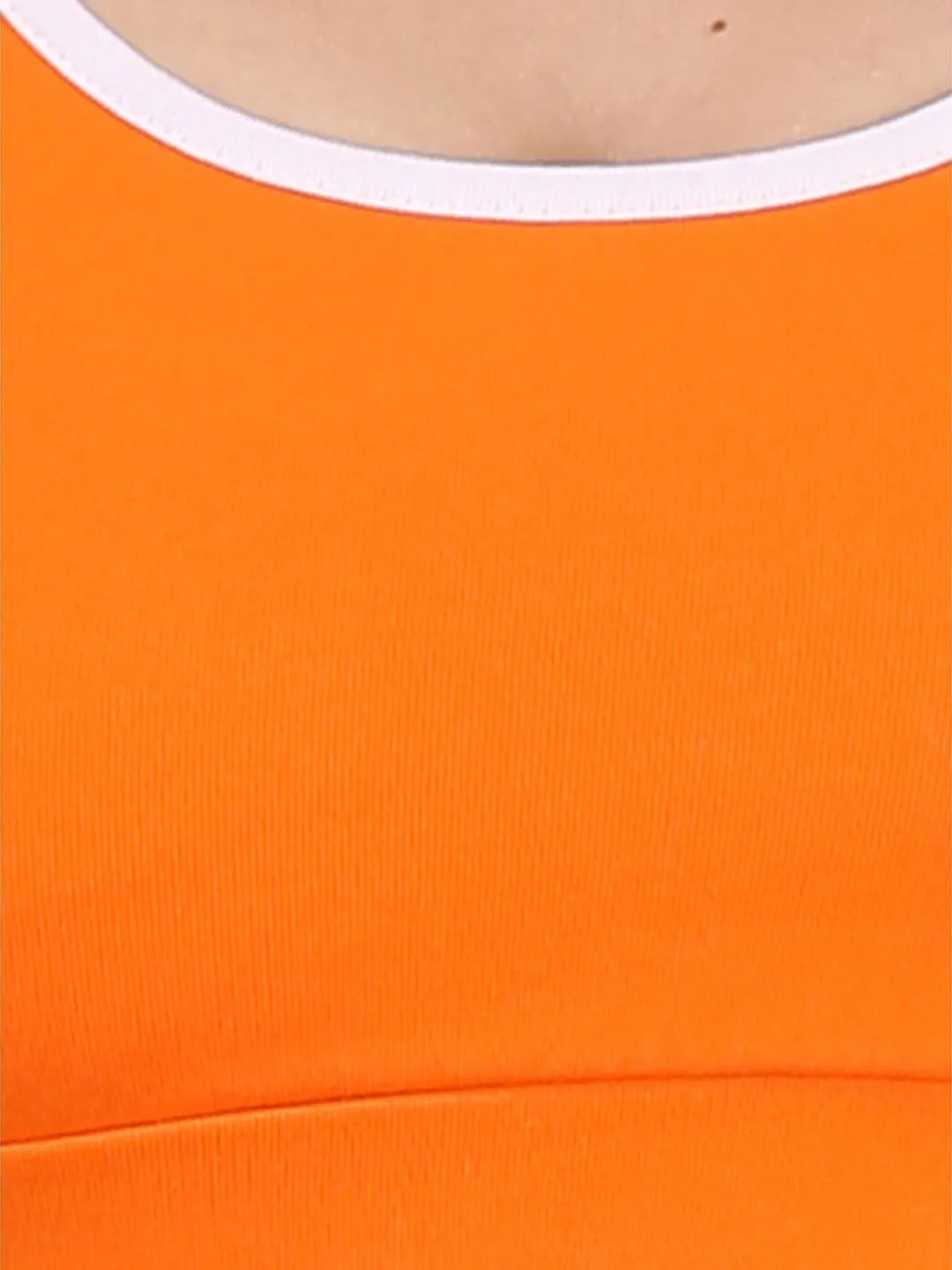 Alcis Orange Sports Bra ALWTP141423 ALWTP141423