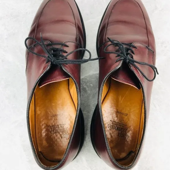 Allen Edmonds Kennett Mens Size 8.5 C Shoes Leather‎ Split Toe Dress Shoes 9574