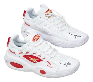 Allen Iverson Signed Pair of 76ers Reebok Solution Mid Shoes Size 9 PSA