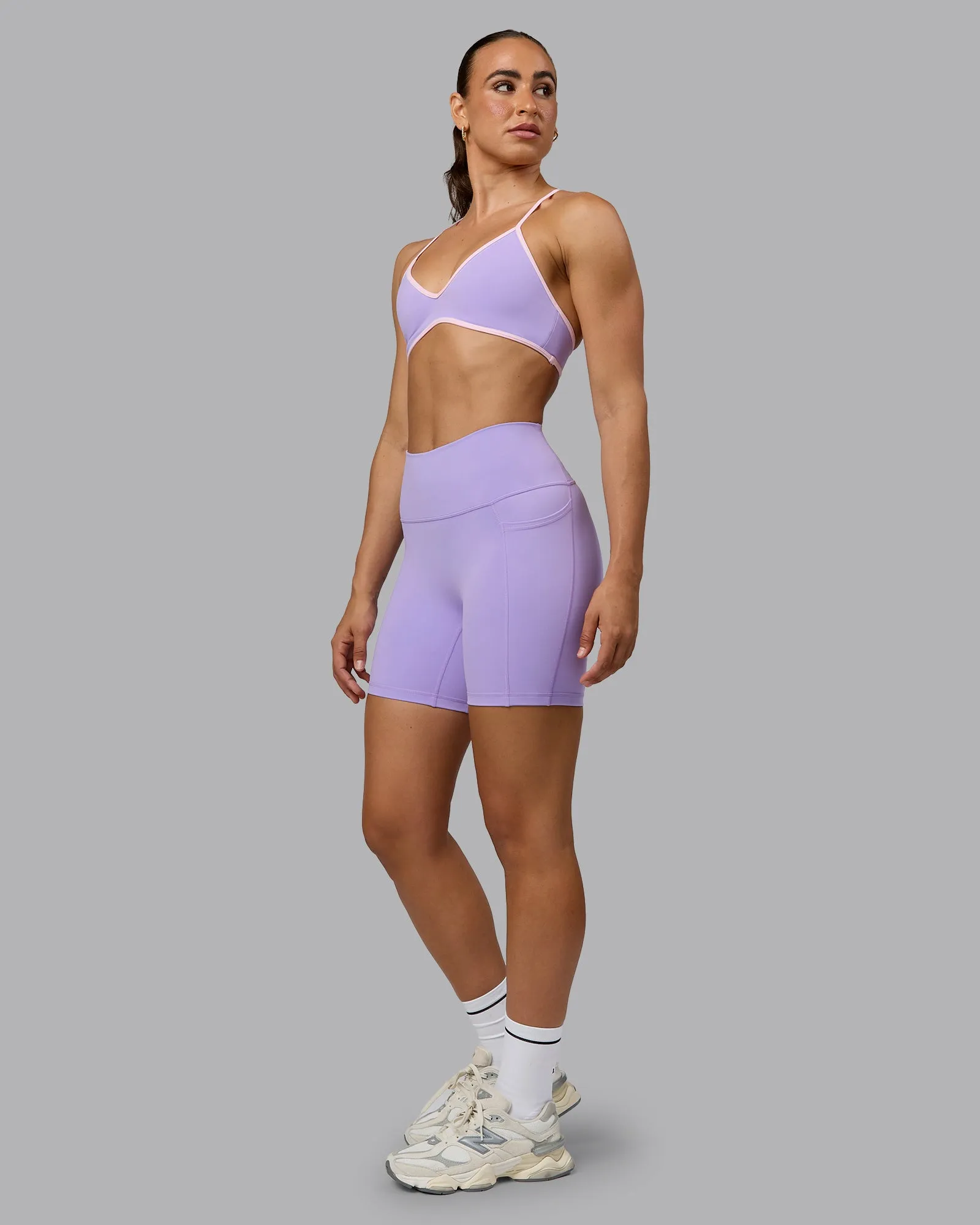 Ambience Sports Bra - Pale Lilac-Pale Pink