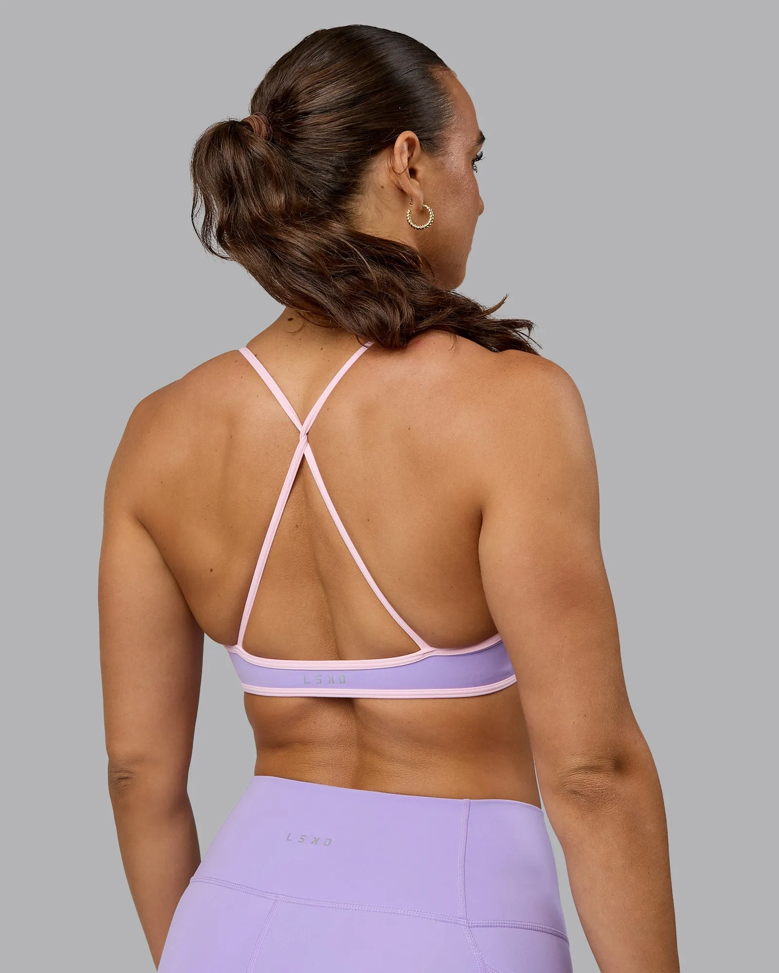 Ambience Sports Bra - Pale Lilac-Pale Pink