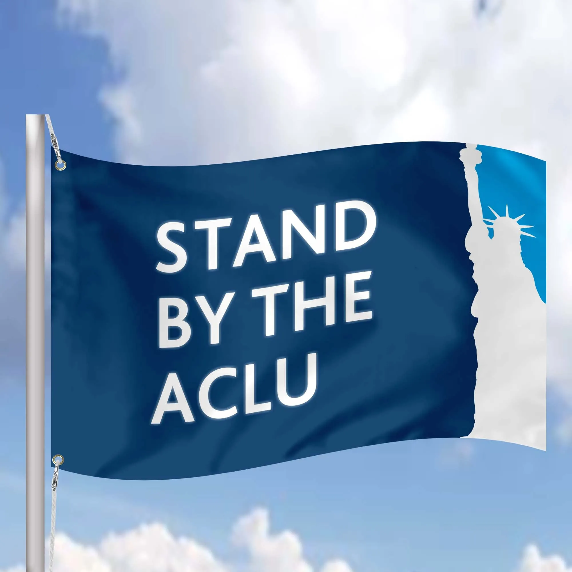 American Civil Liberties Union USA Flag Banner