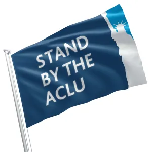 American Civil Liberties Union USA Flag Banner