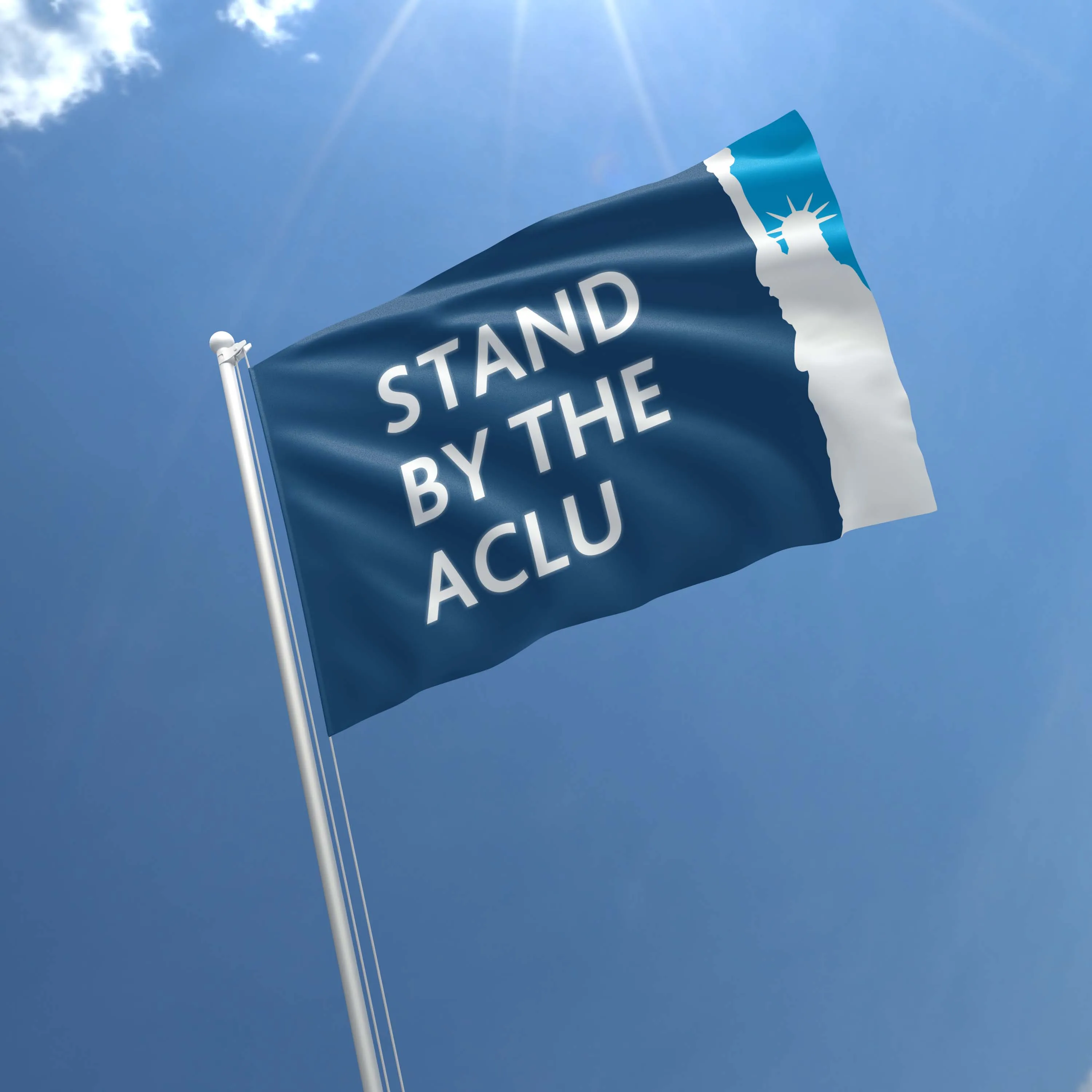 American Civil Liberties Union USA Flag Banner