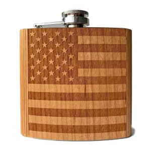 American Flag Flask