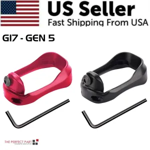 Anodized Aluminum Flared Magwell for Glock 19/17/22/24/31/34/35/37 Gen 1/2/3/4/5