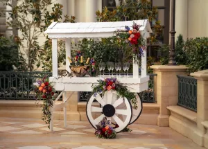 Antique Floral Cart