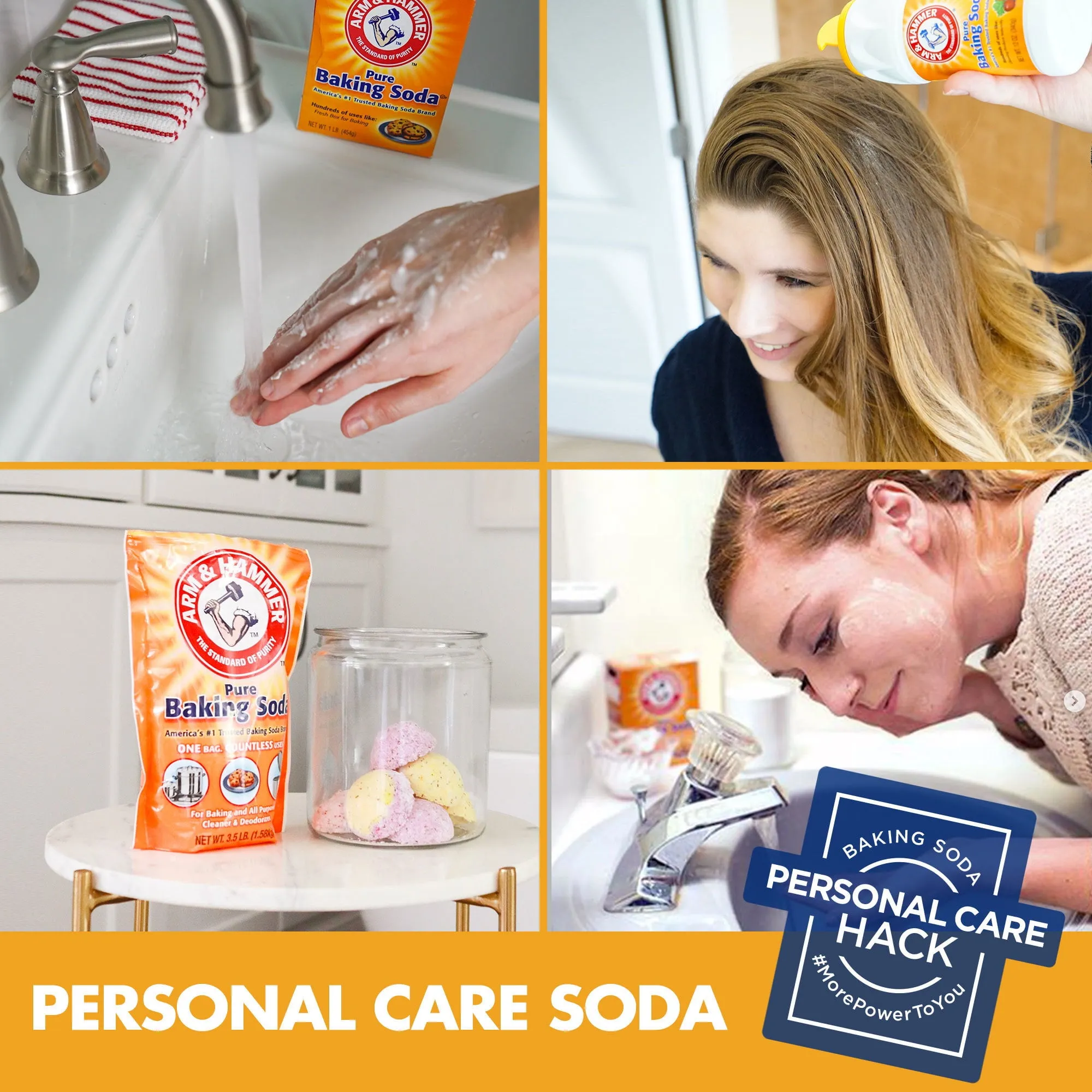 Arm & Hammer Pure Baking Soda 12 lb Bag Sodium Bicarbonate All Purpose Cleaner