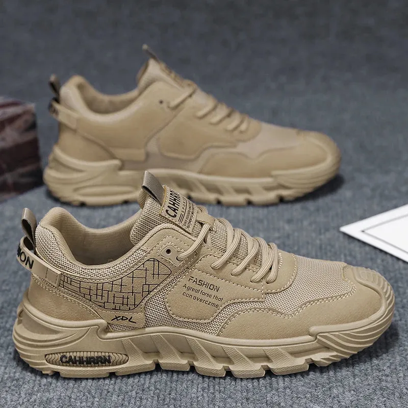 ARWEN & AJH GROUP  Tennis Sneakers Summer Mens Shoes Casual Breathable Mesh Outdoor Sports Running Platform Designer Luxury Walking Leather