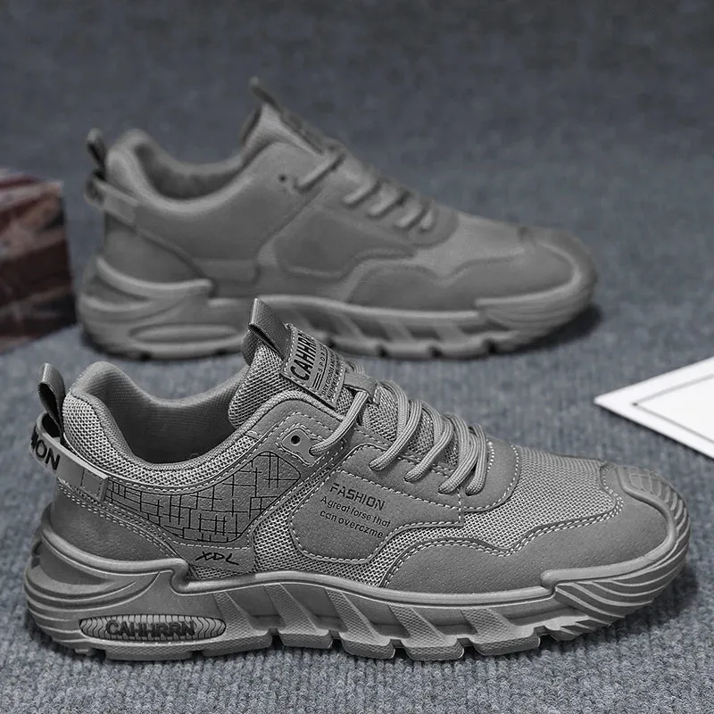ARWEN & AJH GROUP  Tennis Sneakers Summer Mens Shoes Casual Breathable Mesh Outdoor Sports Running Platform Designer Luxury Walking Leather