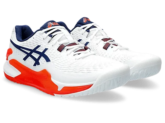 Asics Men's Gel-Resolution 9 Tennis/Pickleball Shoes Wide (2E)