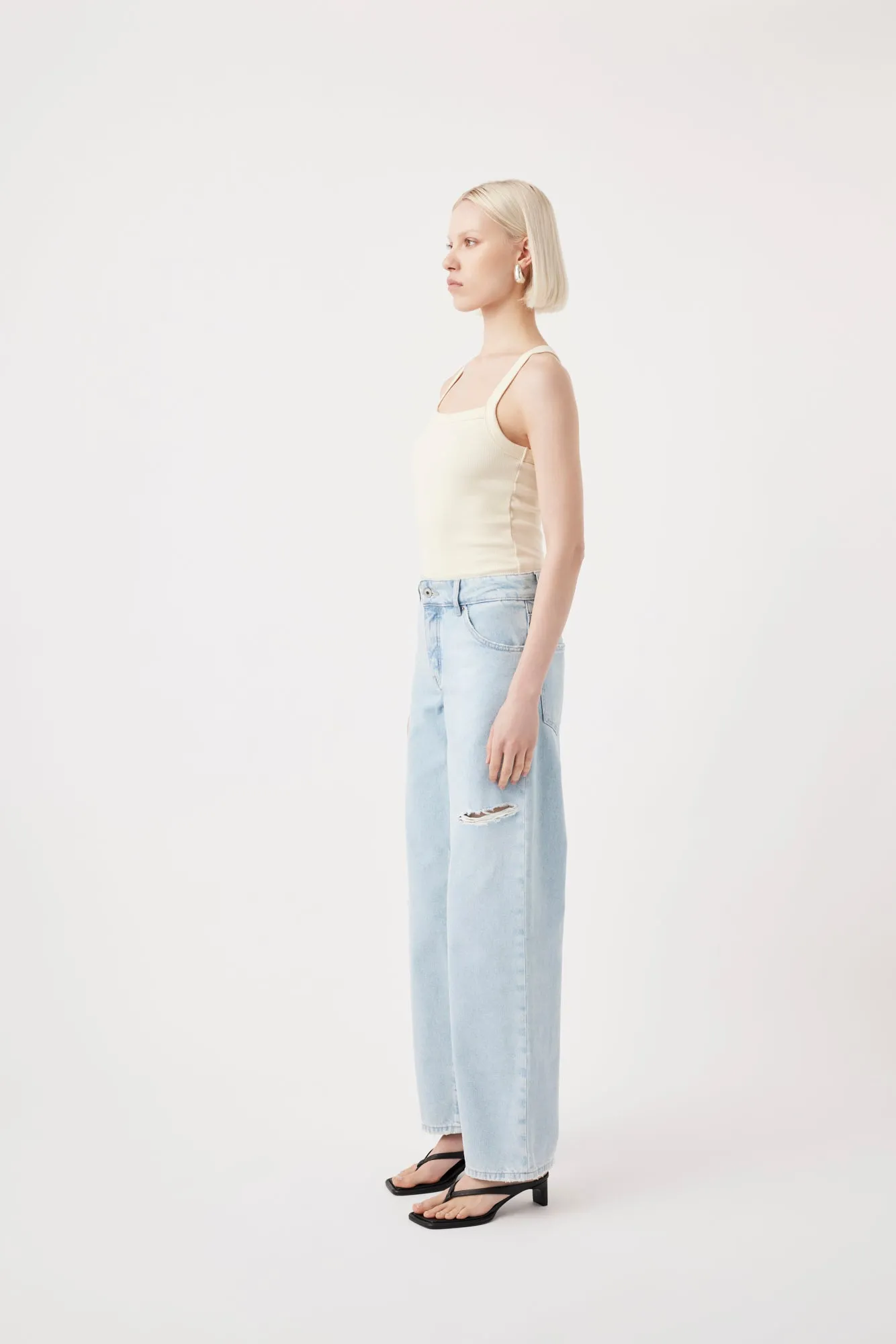 Avril Mid Slouchy Wide Jean Serenity