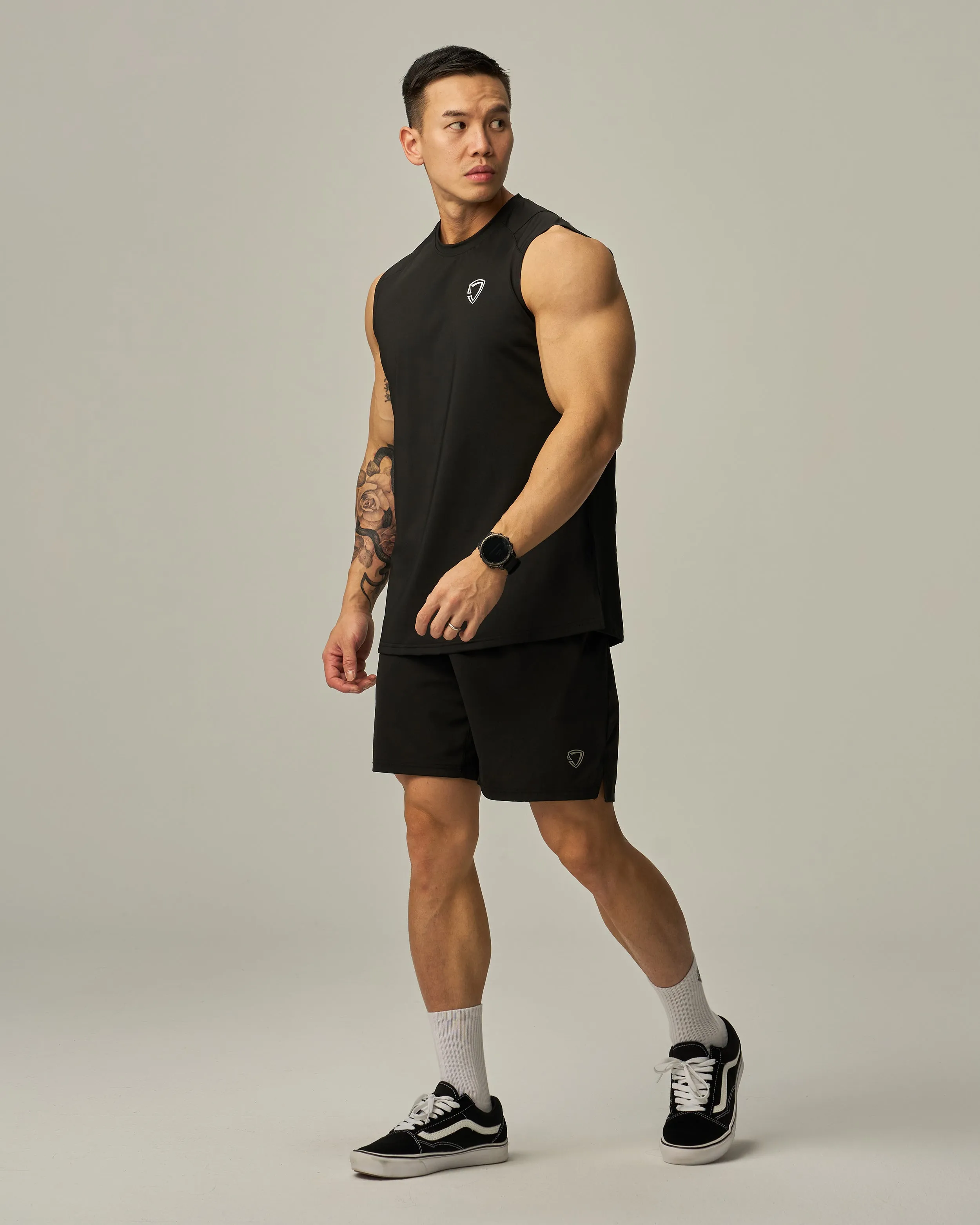 Badge Train Wide Tank Top