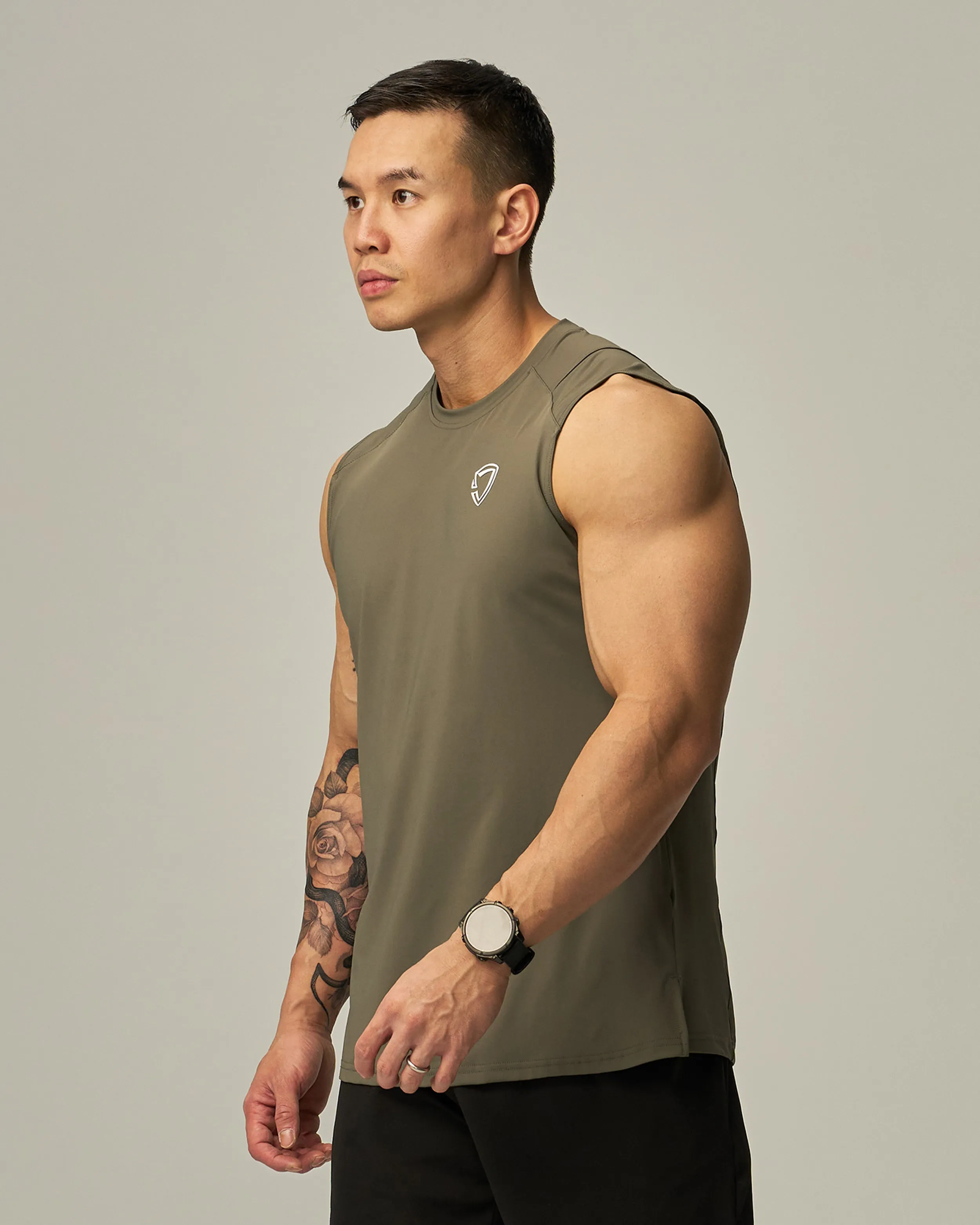 Badge Train Wide Tank Top