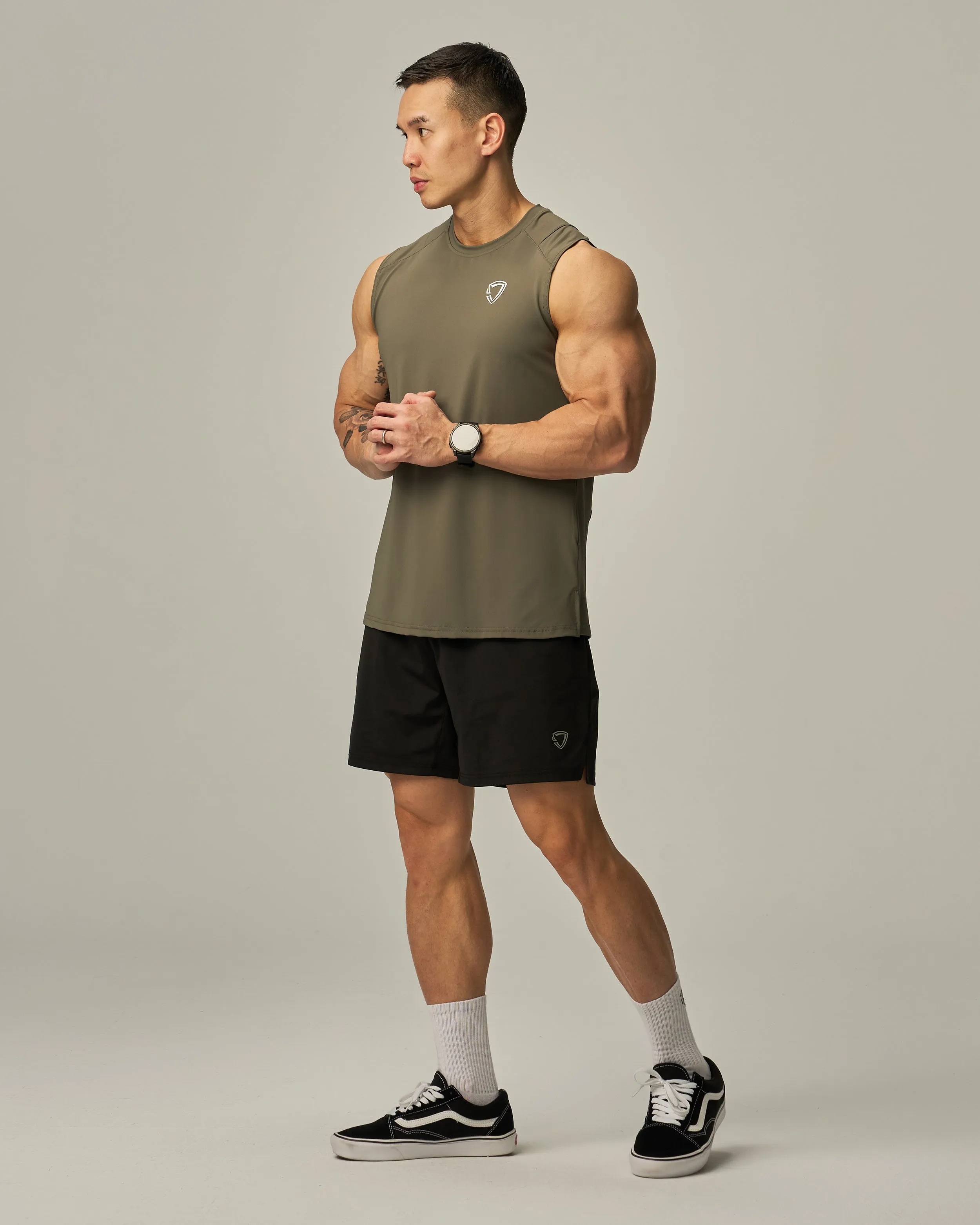 Badge Train Wide Tank Top