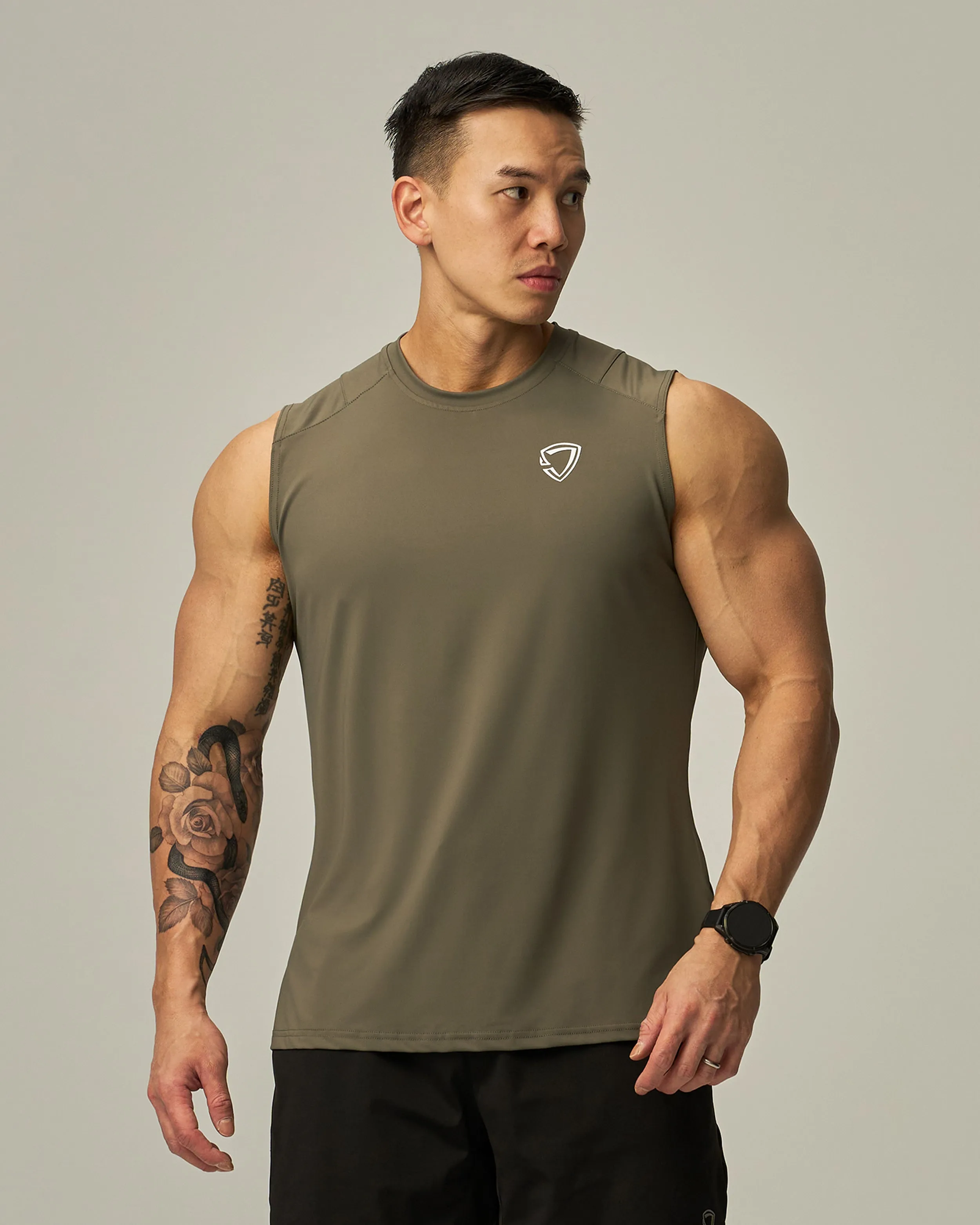 Badge Train Wide Tank Top