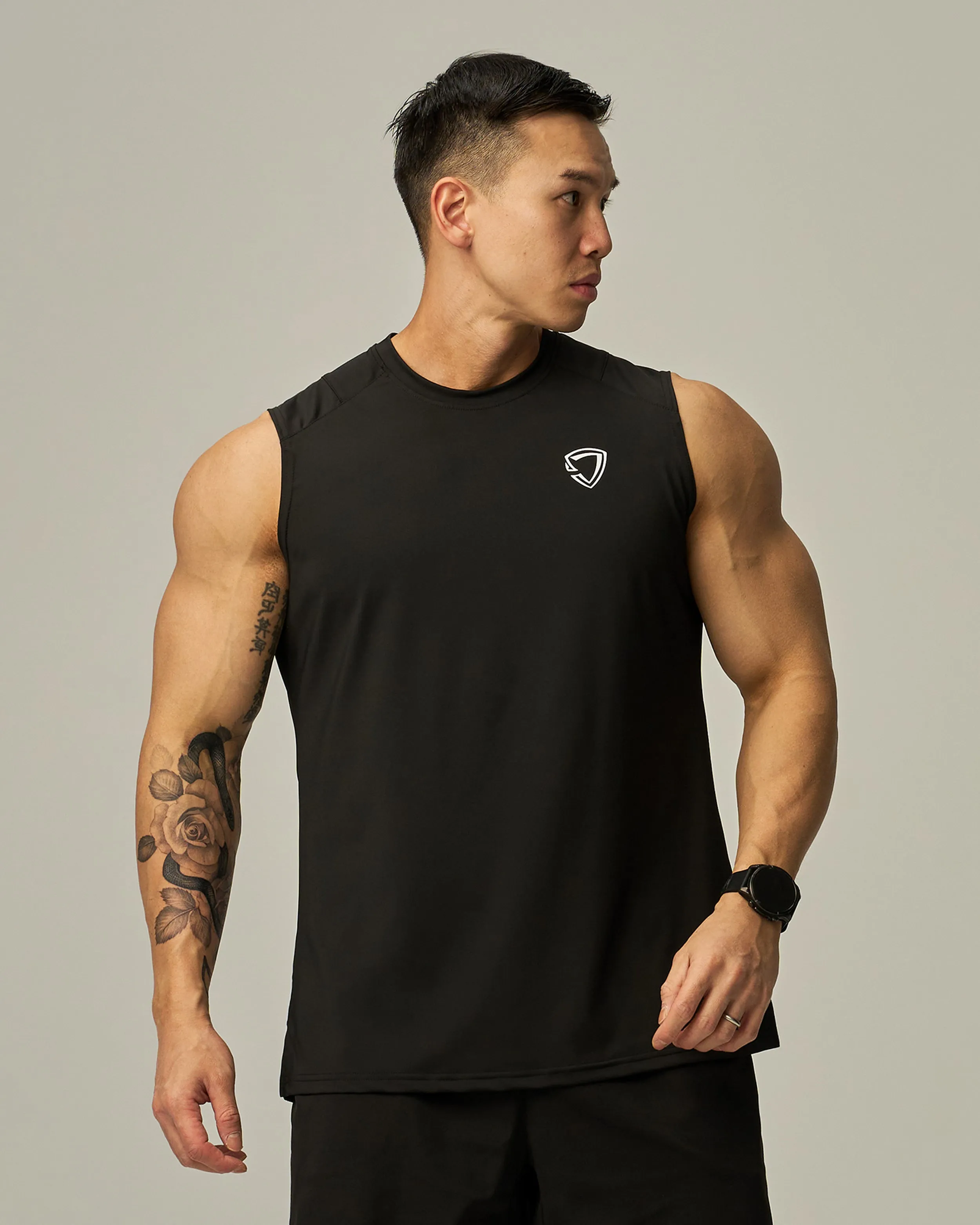 Badge Train Wide Tank Top